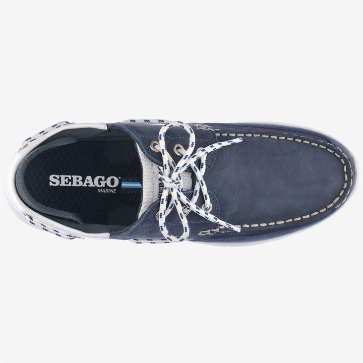 Navy Blue Men's Sailing Moccasin with Slip-Resistant Outsole 4