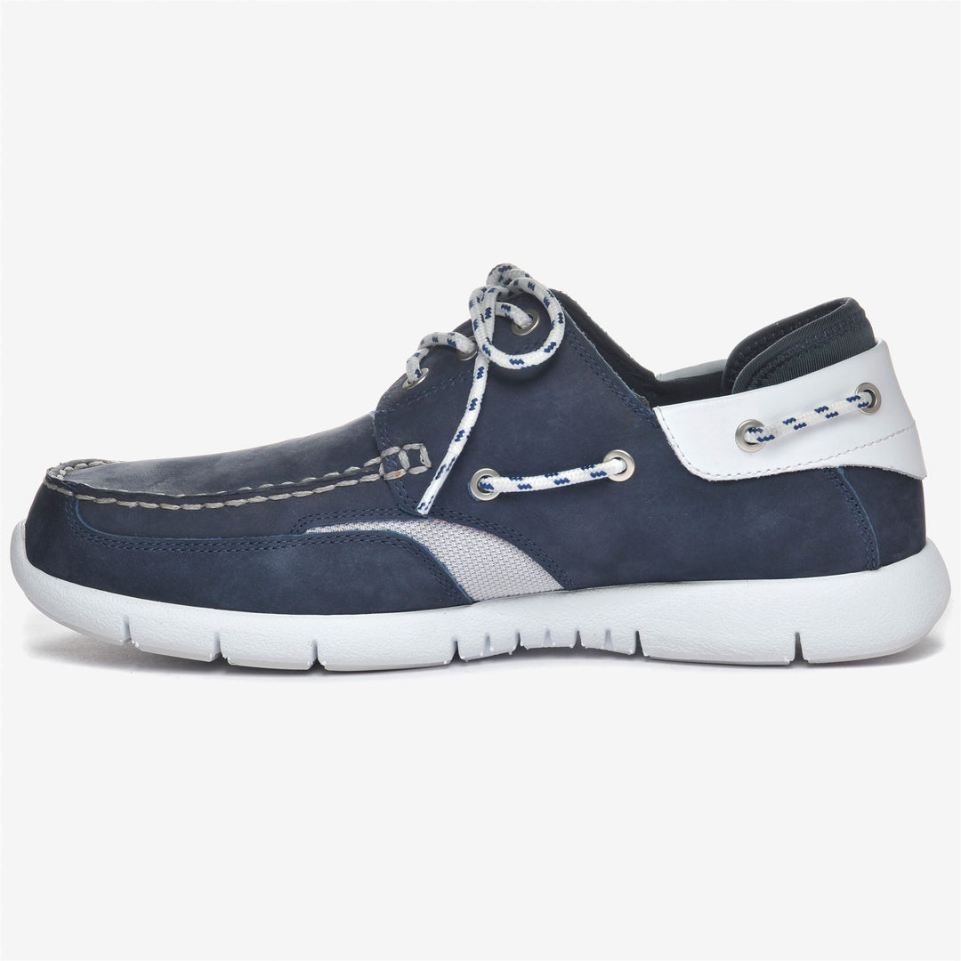 Navy Blue Men's Sailing Moccasin with Slip-Resistant Outsole main