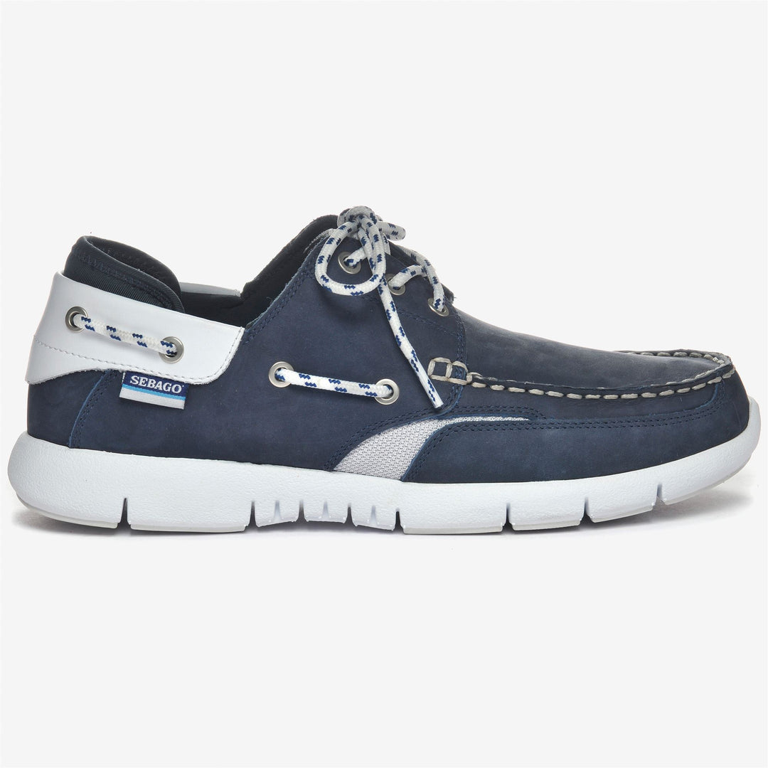 Navy Blue Men's Sailing Moccasin with Slip-Resistant Outsole main