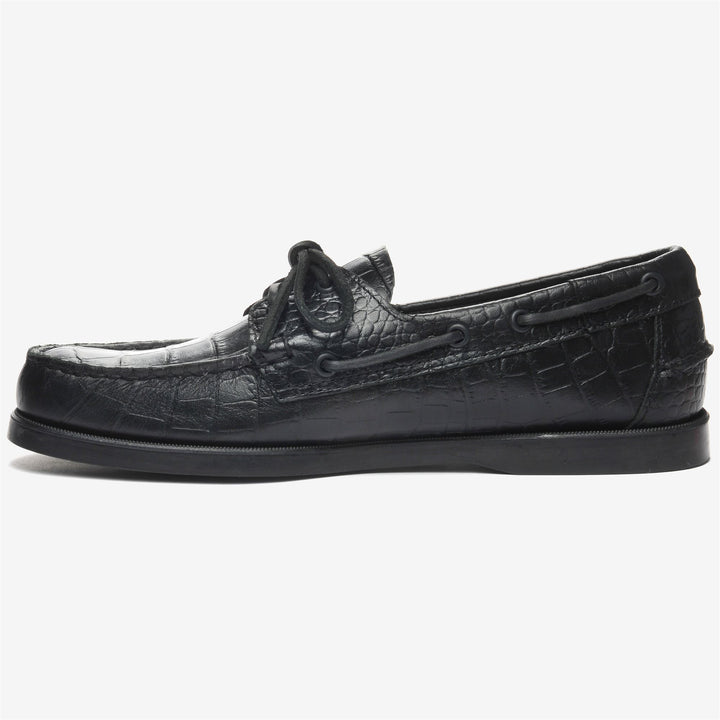 Croc Black Men's Yachting Moccasin Docksides with Non-Slip Sole 3