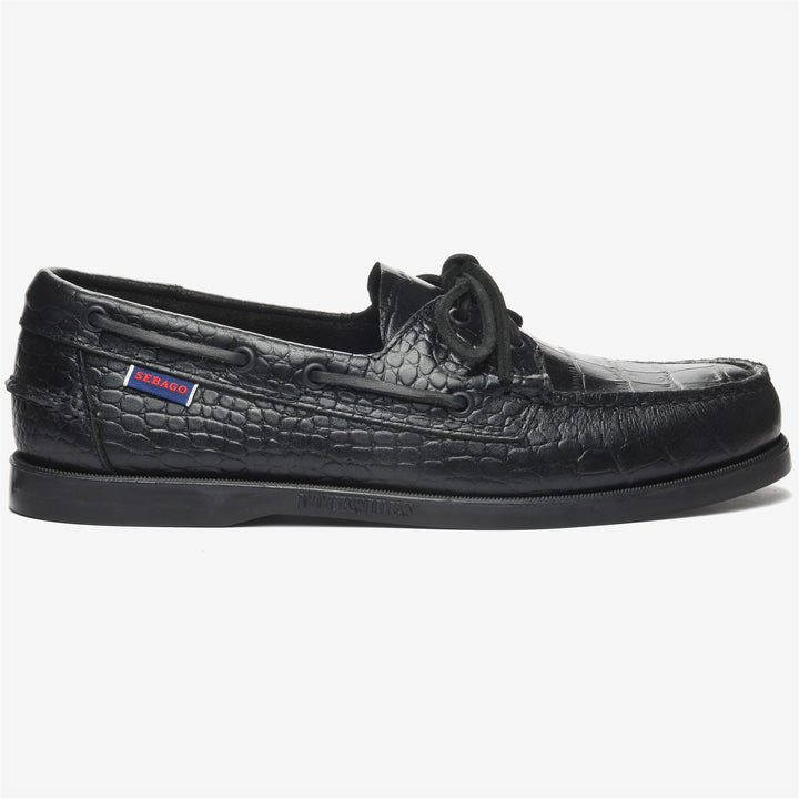 Croc Black Men's Yachting Moccasin Docksides with Non-Slip Sole 1