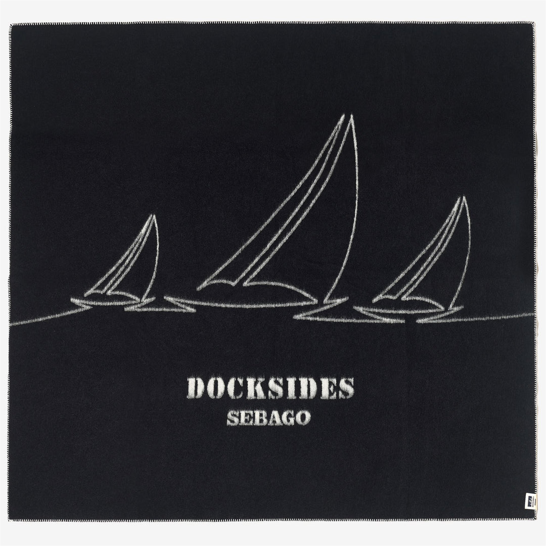 Marine Blue Unisex Yachting Blanket with Wool Blend Comfort main