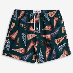 SANDBEACH - Bathing Suits - Swimming Trunks - Man - Fancy Pennant Green