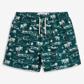 Bathing Suits_MAN_SANDBEACH_Swimming Trunks_Fancy Palm Sunset Green - Green Bistro - Commercial 1