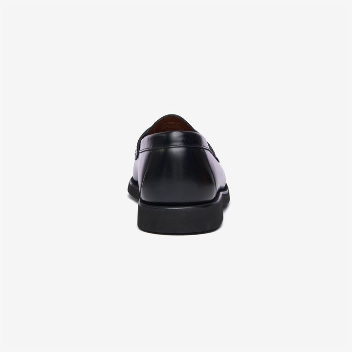 Schwarze Herren Leder Mokassin Loafer fürs Business 5