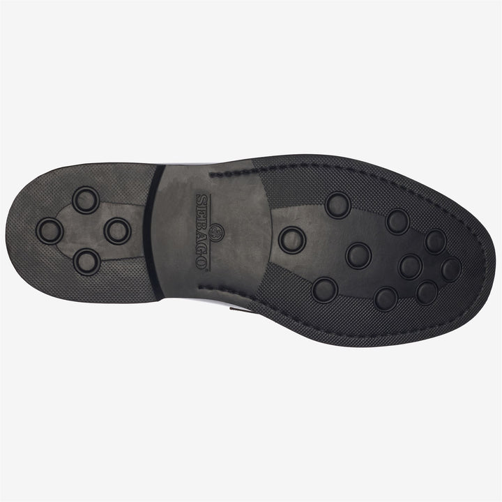 Mocassins en cuir bordeaux rouge pour homme 2