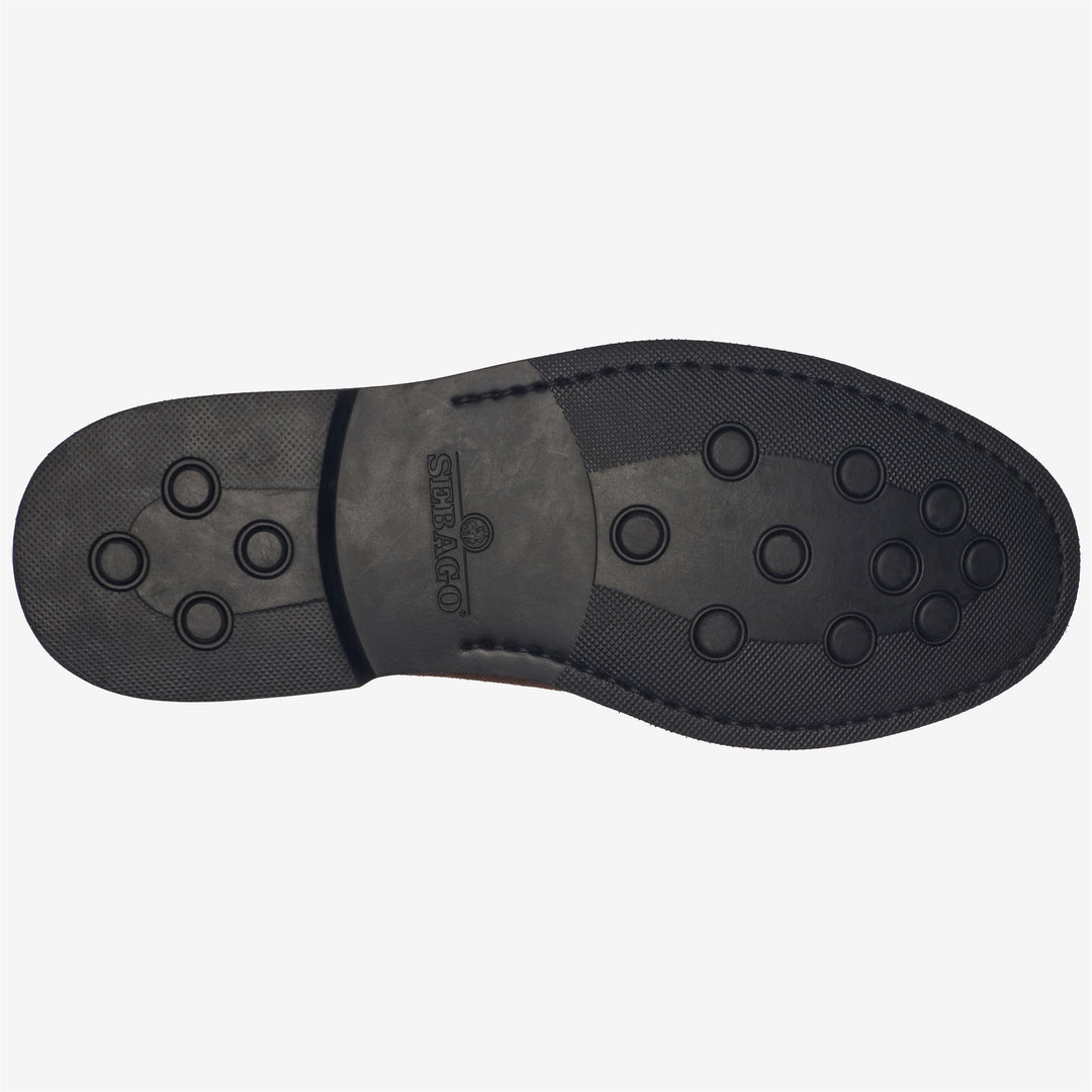 Dark Brown Men's Suede Moccasin Loafers for Business main