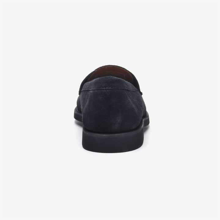 Mocasines de ante azul marino para hombre 5