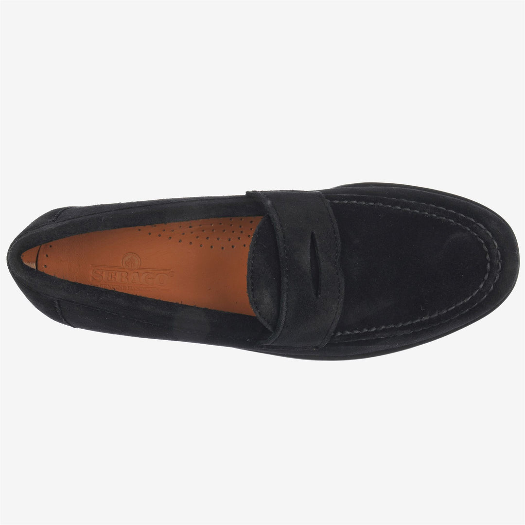 Navy Blue Men's Suede Business Moccasin Footwear main