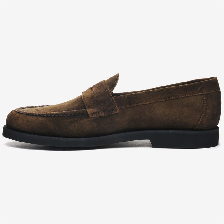 Military Green Men's Leather Moccasin Loafers for Business 3