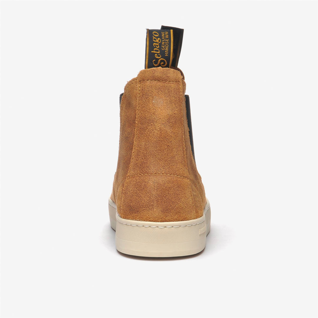 YAWL SUEDE Ankle Boots Slip On Man BEIGE CAMEL Adult 40|R Beige Camel