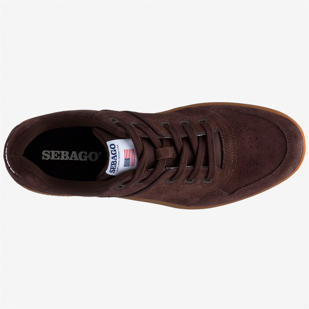 Brown Unisex Low Cut Retro Suede Sneakers main