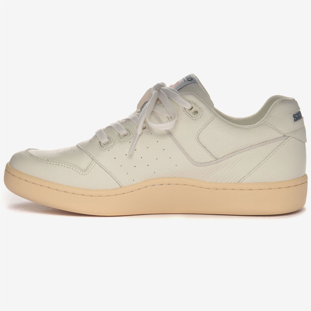 Sneakers Retro Unisex da Yachting Marroni e Bianchi con Suola Antiscivolo main