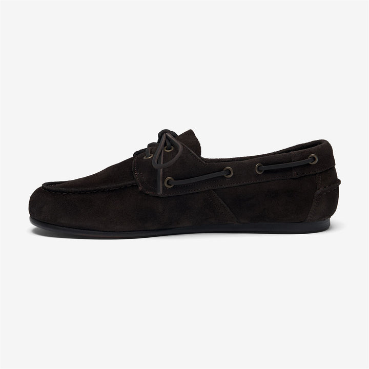 Brown Men's Yachting Moccasin Boat Shoes with Leather Sole 3