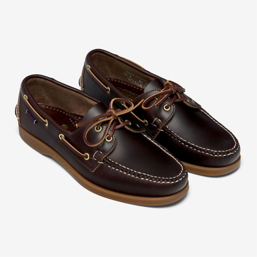 Men's Brown Leather Boat Shoes for Yachting 02