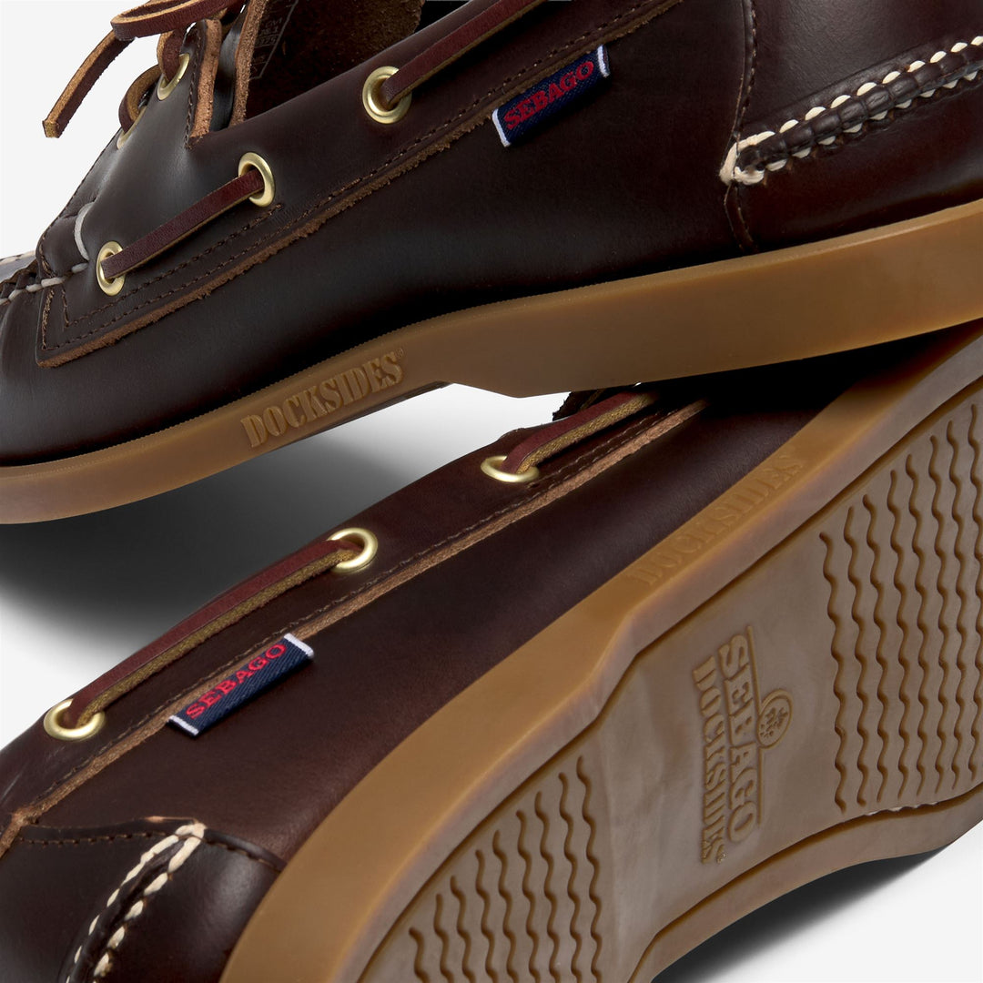 Men's Brown Leather Boat Shoes for Yachting main