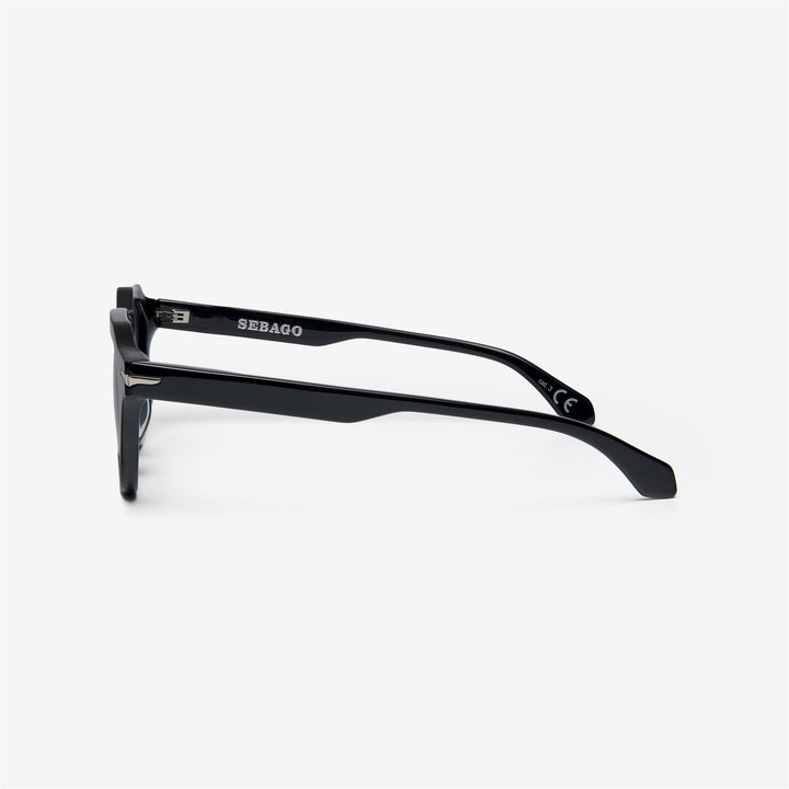 Schwarze Unisex-Funktionssonnenbrille 2