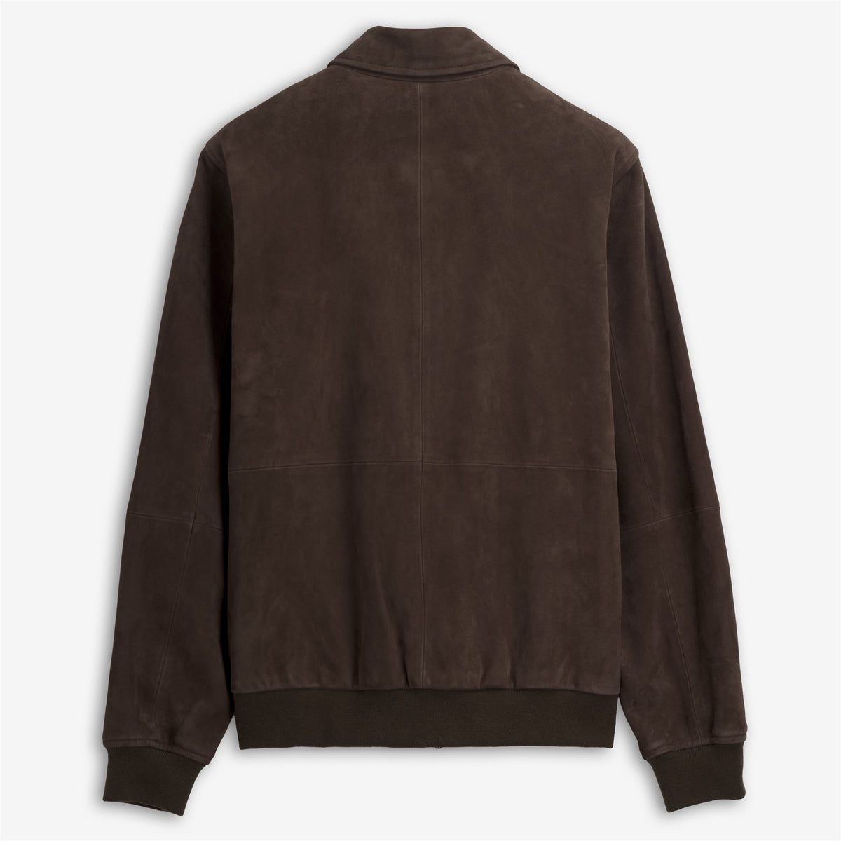 Black Unisex Suede Bomber Jacket