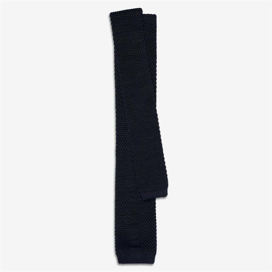 Blue Unisex Knitted Cotton-Silk Tie for Leisure main