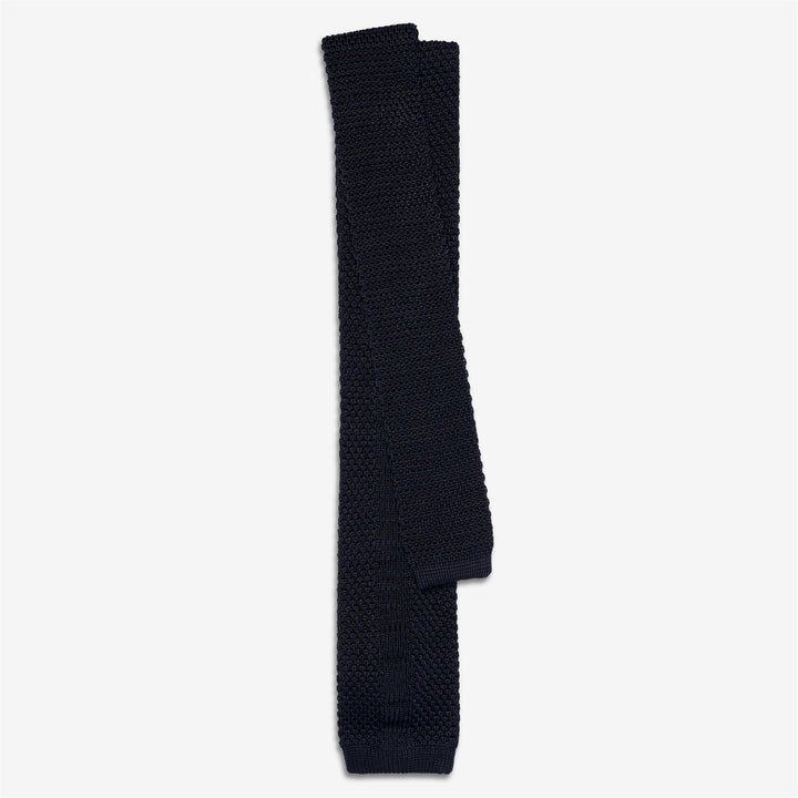 Blue Unisex Knitted Cotton-Silk Tie for Leisure 2