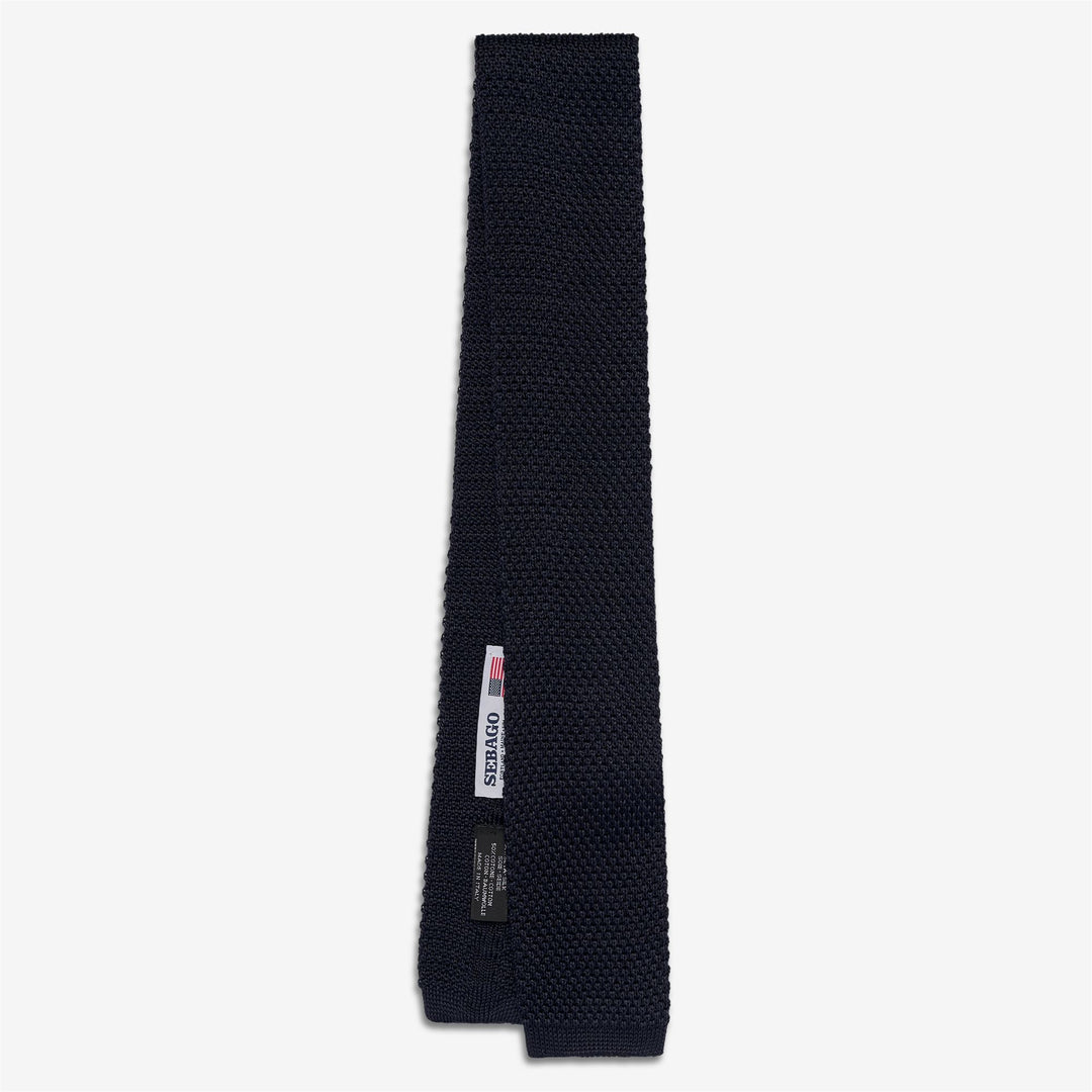 Blue Unisex Knitted Cotton-Silk Tie for Leisure 01