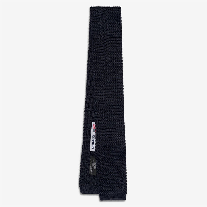 Blue Unisex Knitted Cotton-Silk Tie for Leisure 1