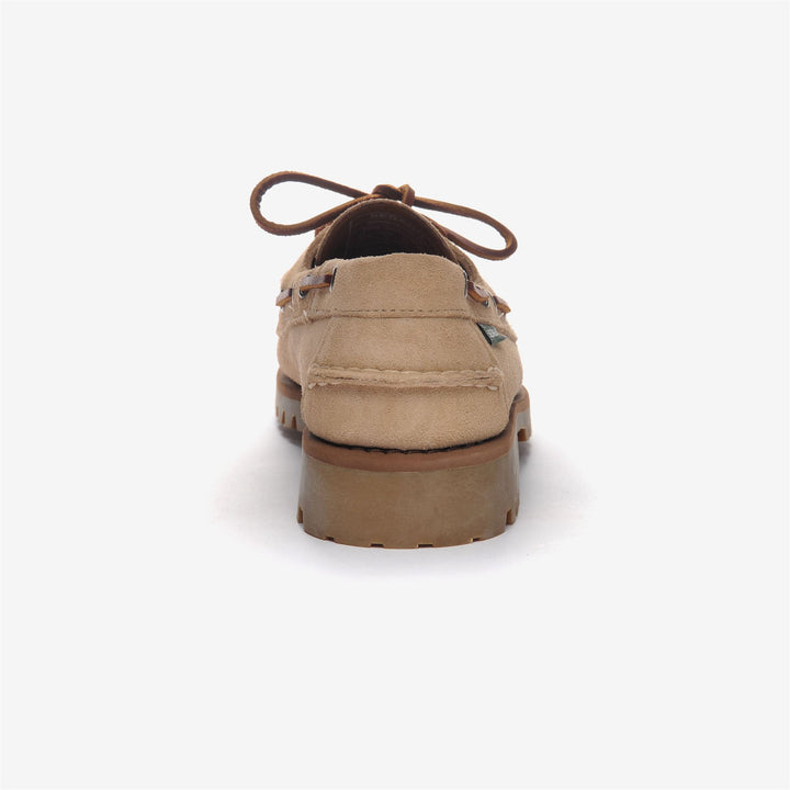 Beige Men's Suede Moccasin with Weather-Resistant Sole 5