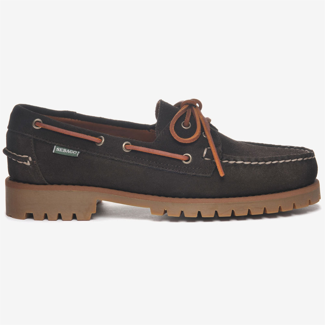 Brown Men's Ranger Suede Moccasins for Cold Weather 01