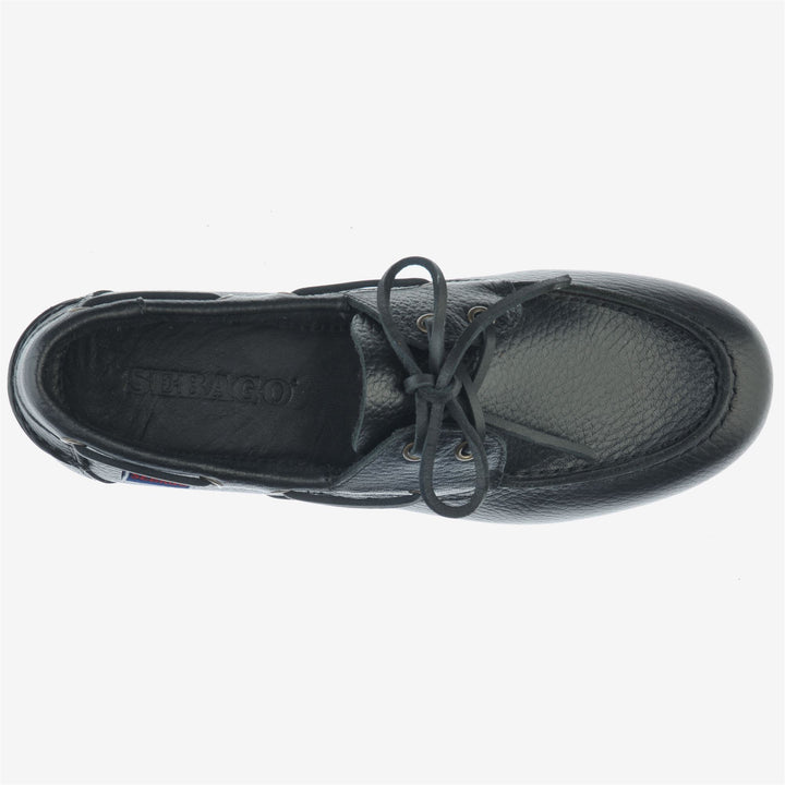 OWEN TUMBLED WOMAN - Docksides - Mocassin - Woman - BLACK 4