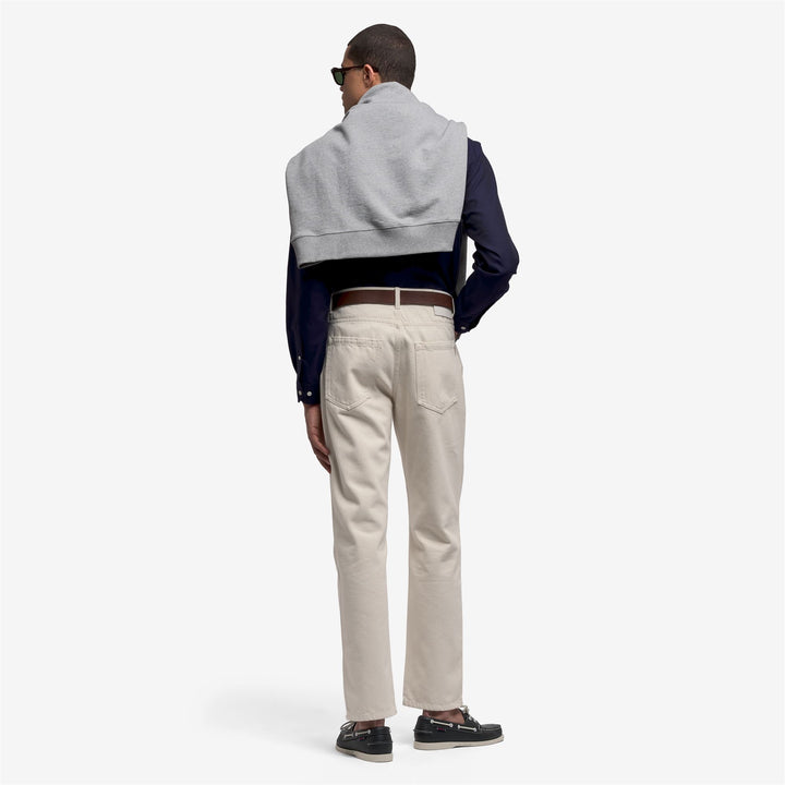 Beige Men's 5-Pocket Leisure Pants 5