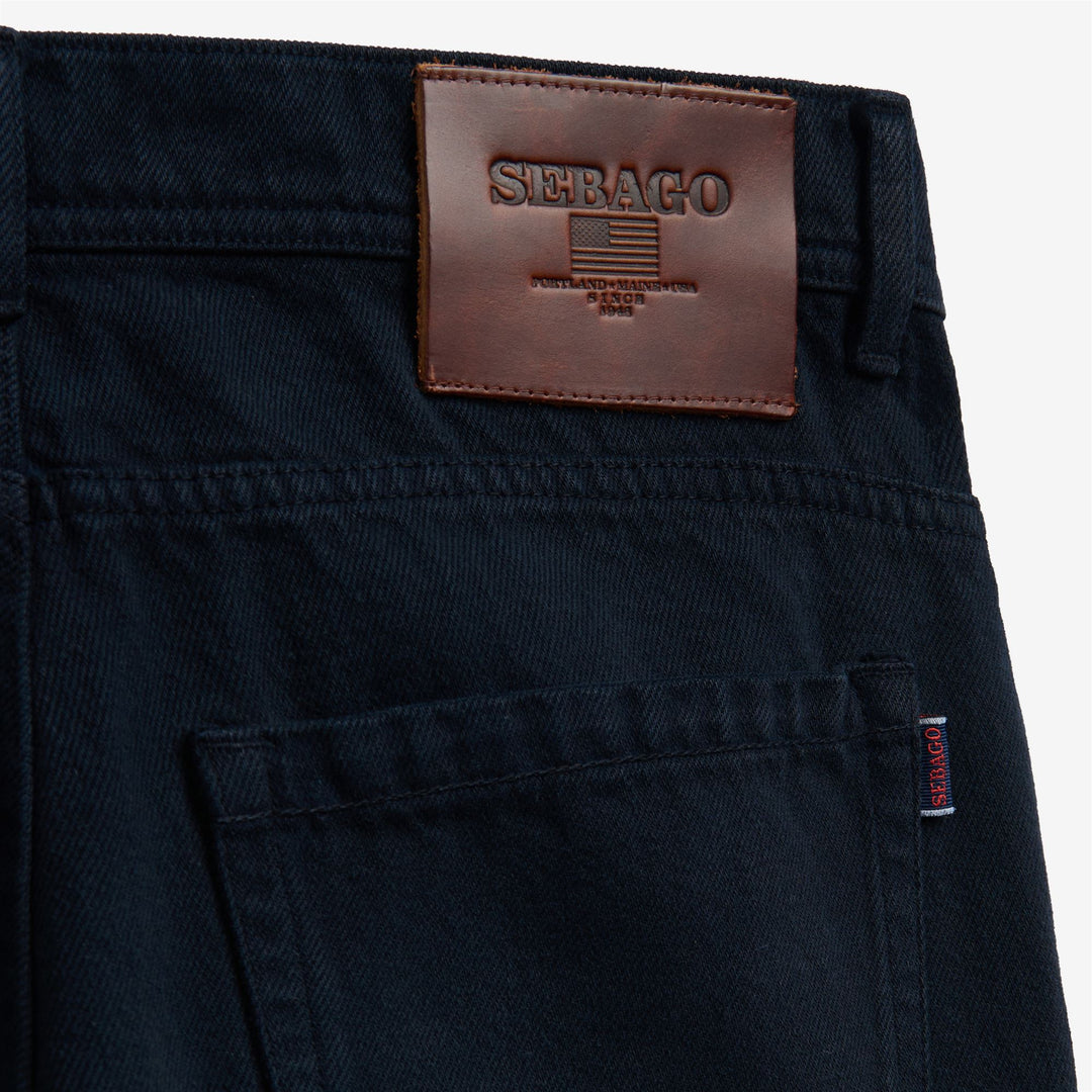 Dunkelblaue Herren-Freizeithose mit 5 Taschen main
