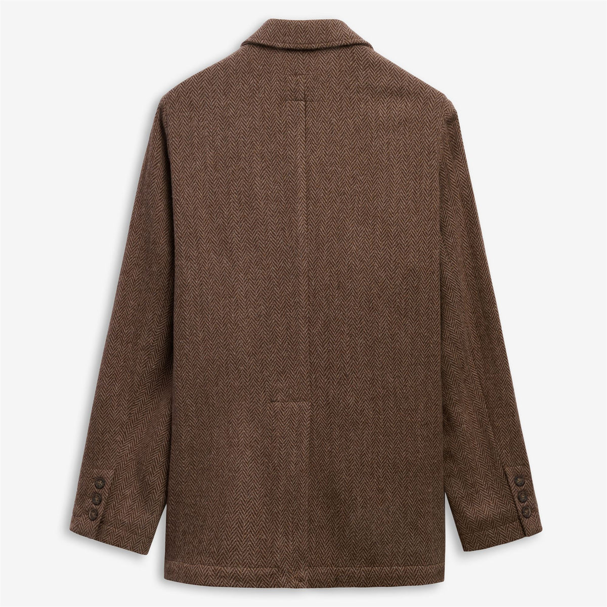 Dresses_Unisex_NEDDICK HERRINGBONE_Blazer_Beige-Brown - Commercial 2