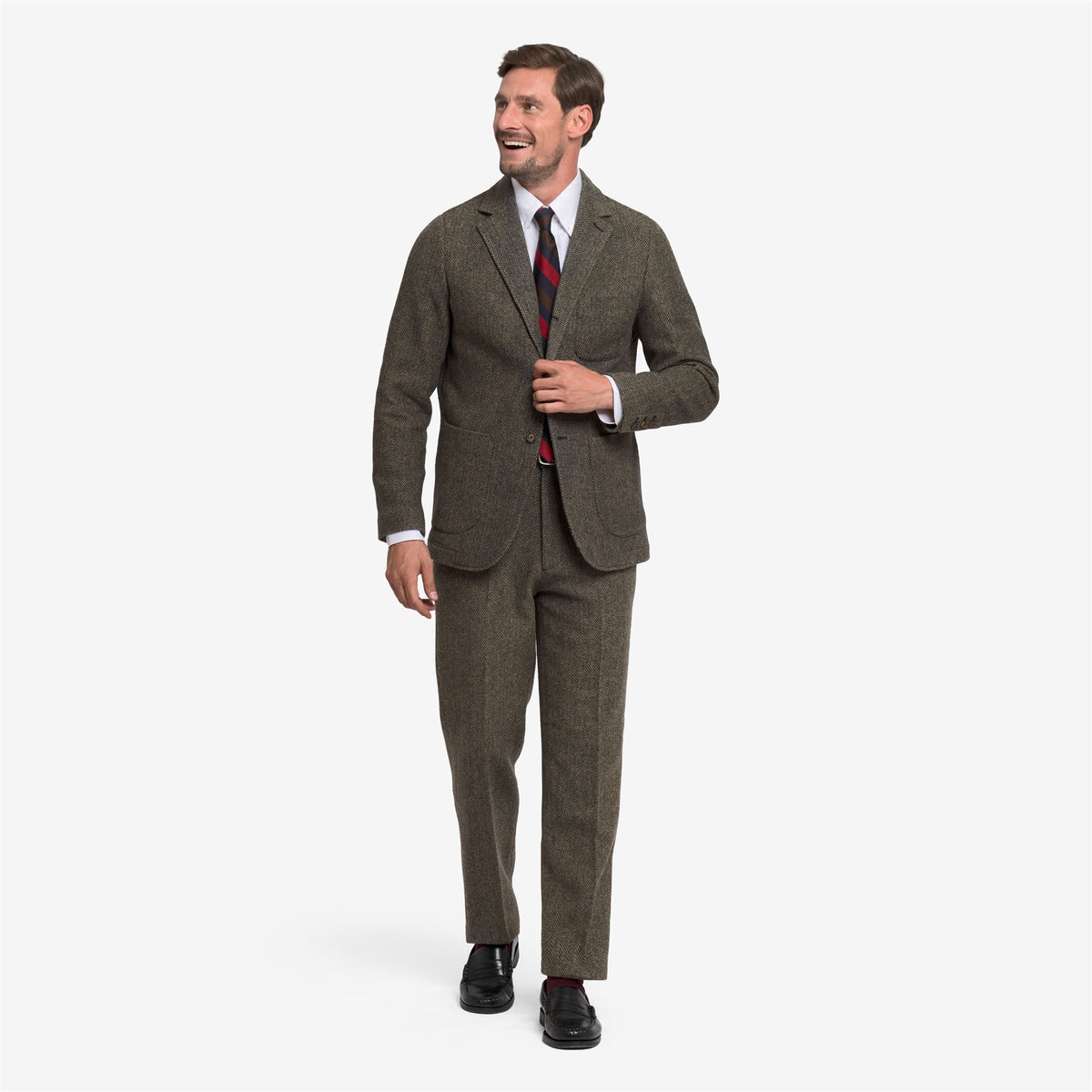 Grey Unisex Wool Blazer