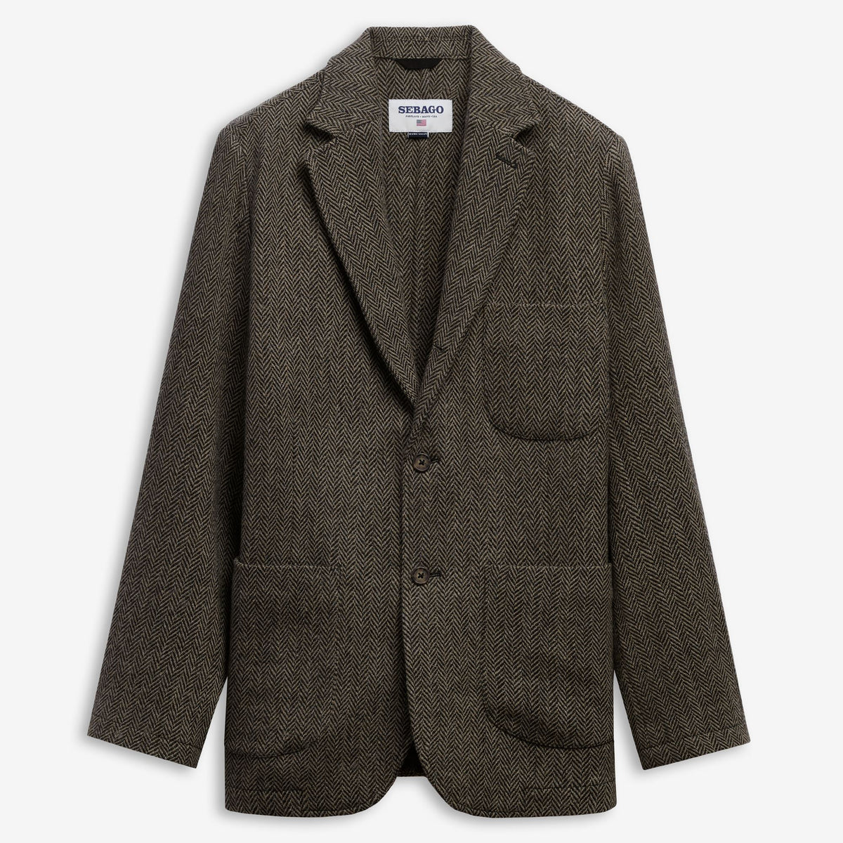 Blazer en laine gris unisexe