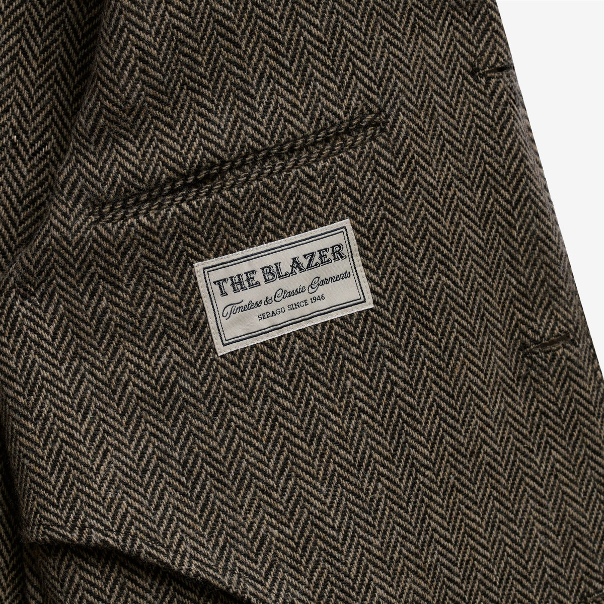 Grey Unisex Wool Blazer