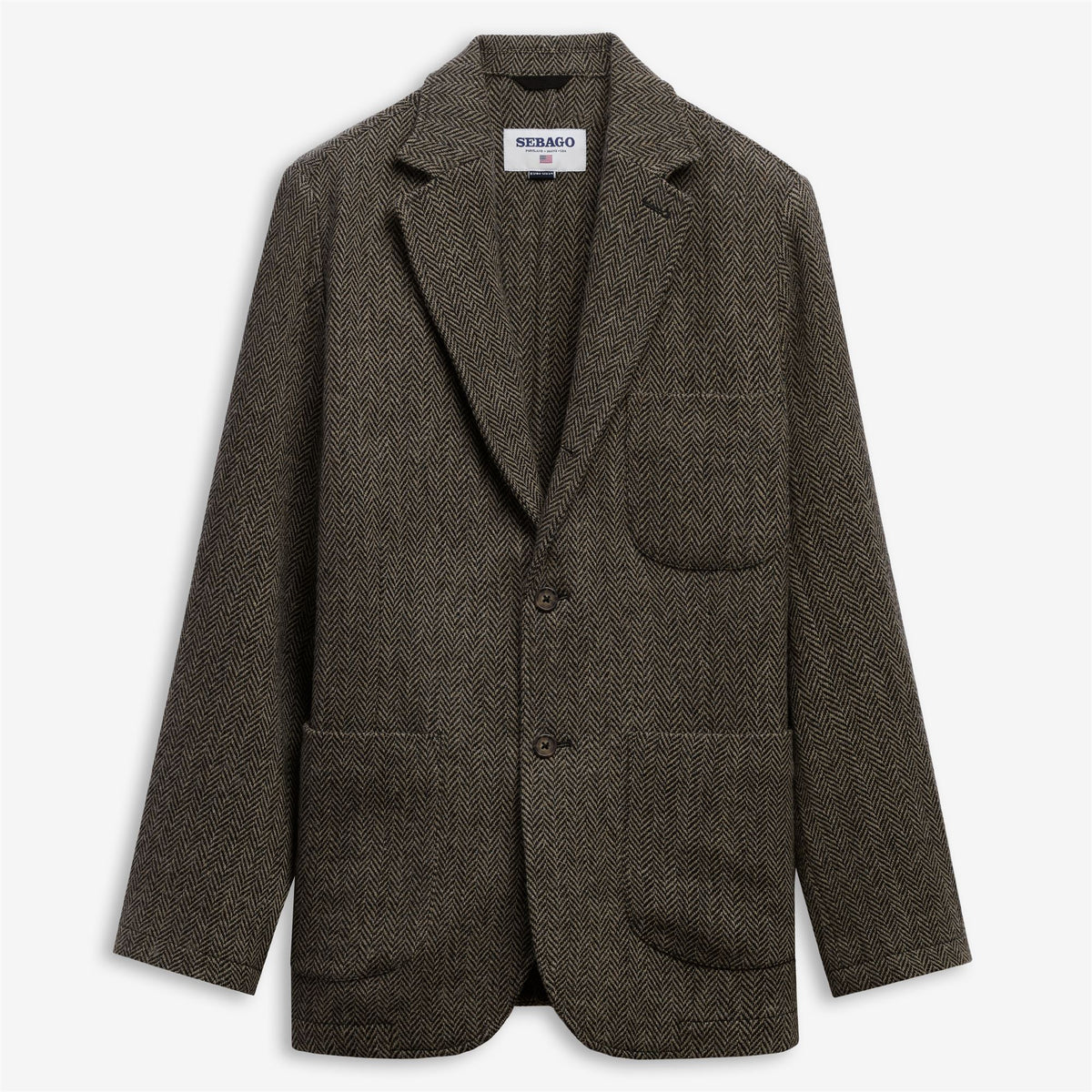 Grey Unisex Wool Blazer