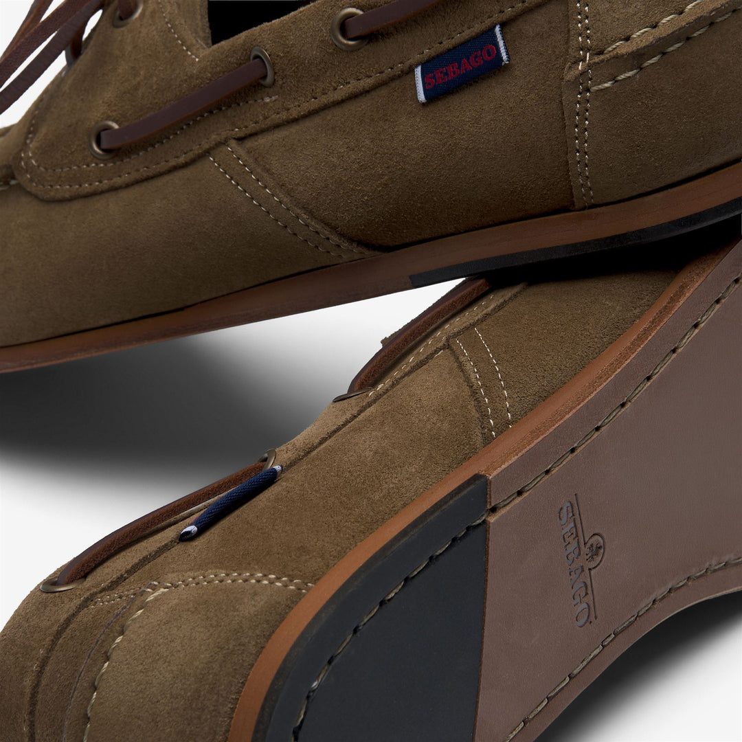 Mocassino da barca Docksides da donna, marrone main