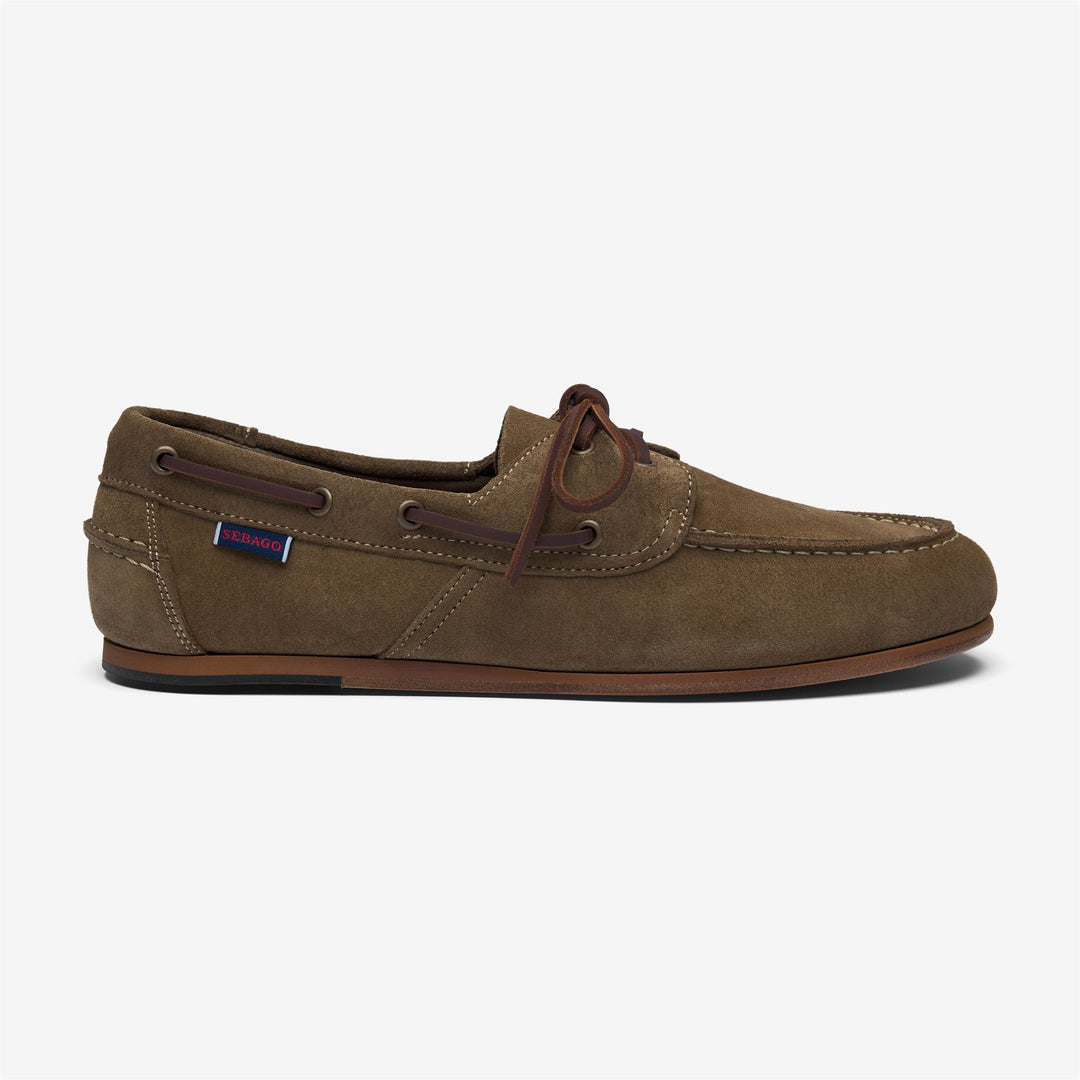 Brown women's Yachting Moccasin Docksides Boat Shoes 01