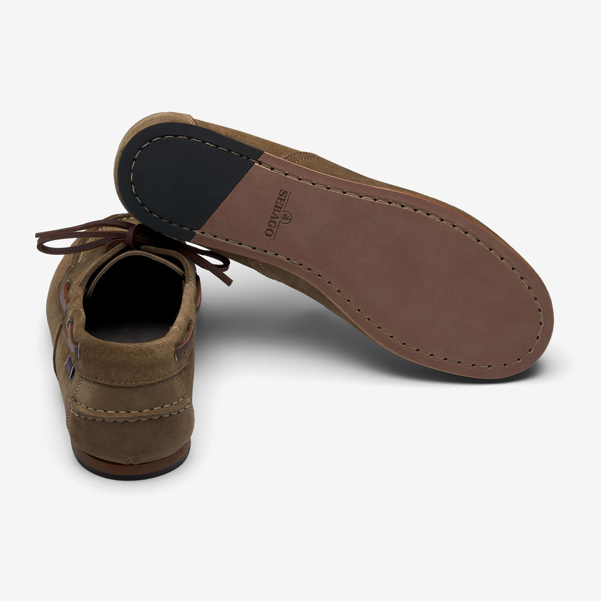 Brauner Damen-Bootsschuh aus Wildleder
