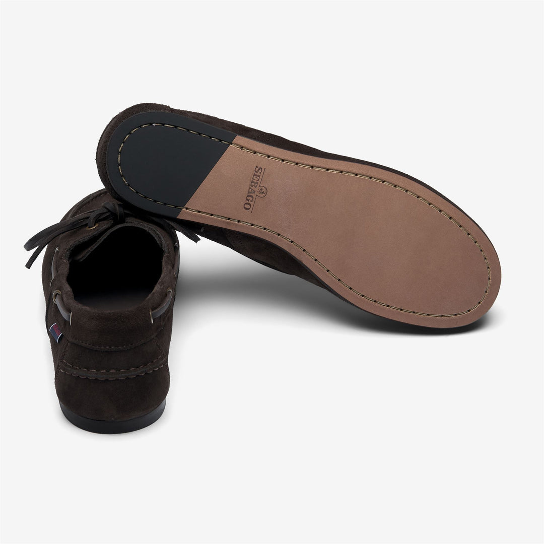 Scarpe da barca mocassino da donna marroni 01