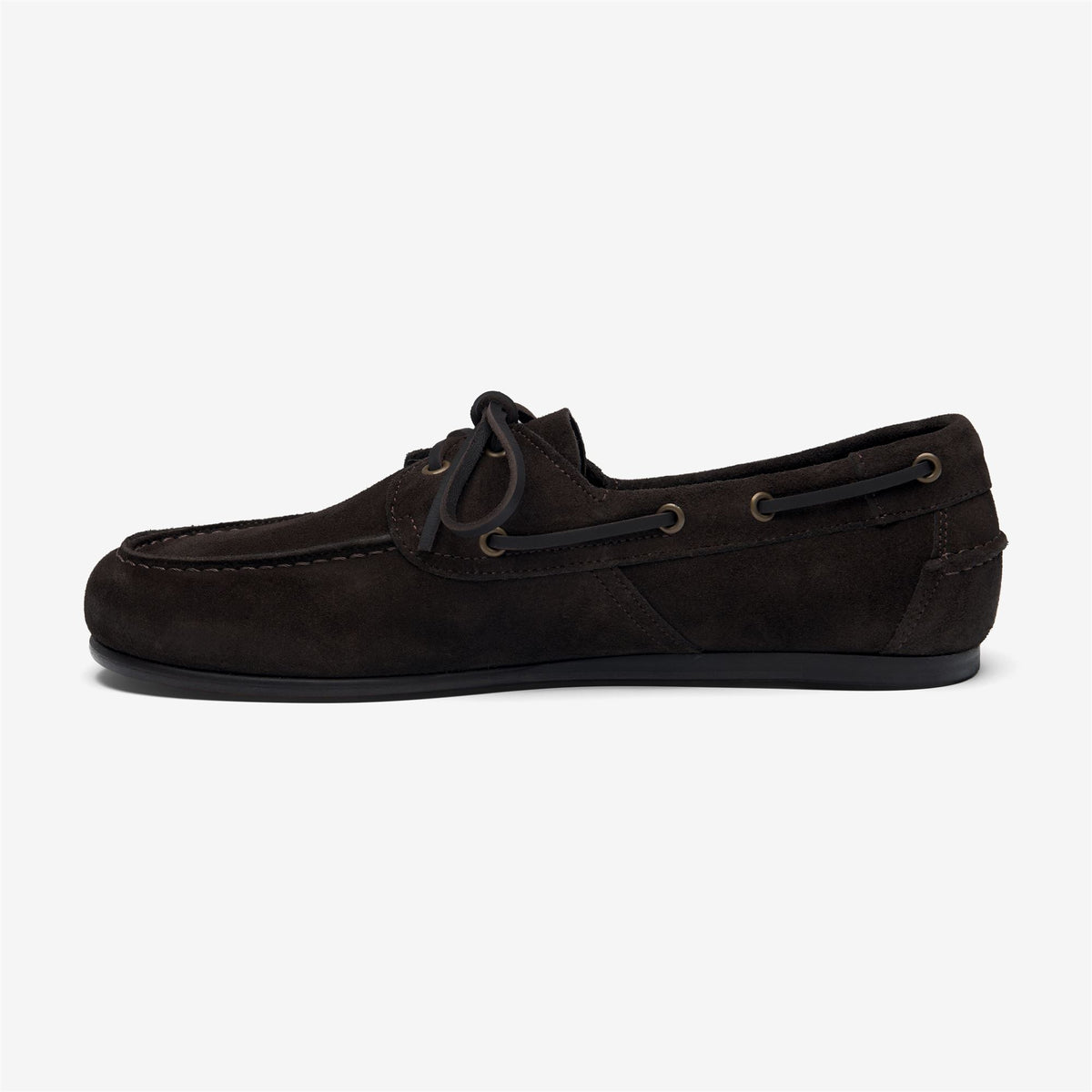 Brauner Damen-Bootsschuh aus Wildleder