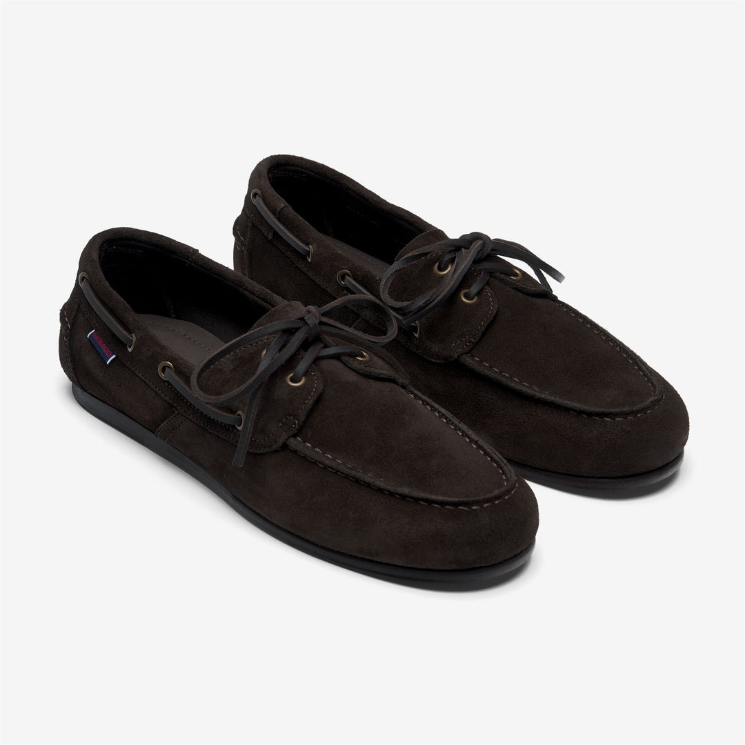 Scarpe da barca mocassino da donna marroni main