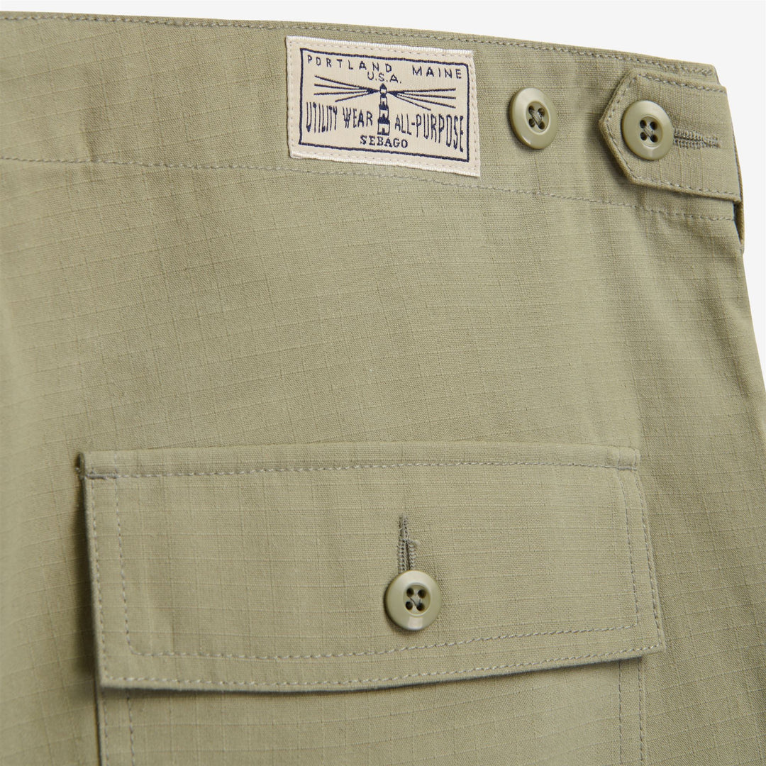 Green fatigue Men's Utility Bermuda Shorts main