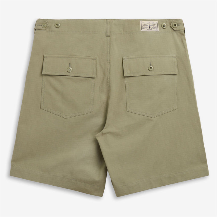 Green fatigue Men's Utility Bermuda Shorts 2