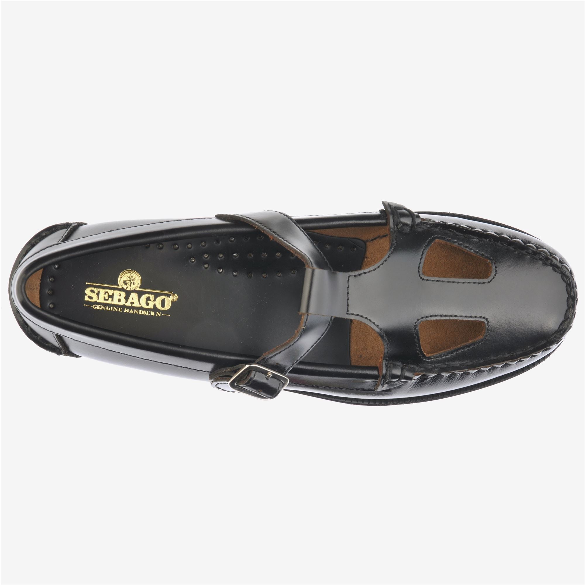 Black Women's Business Moccasin with Leather Construction | Sebago