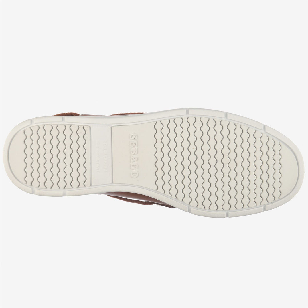 Brown Men's Lightweight Moccasin Boat Shoes with Non-Slip Sole main