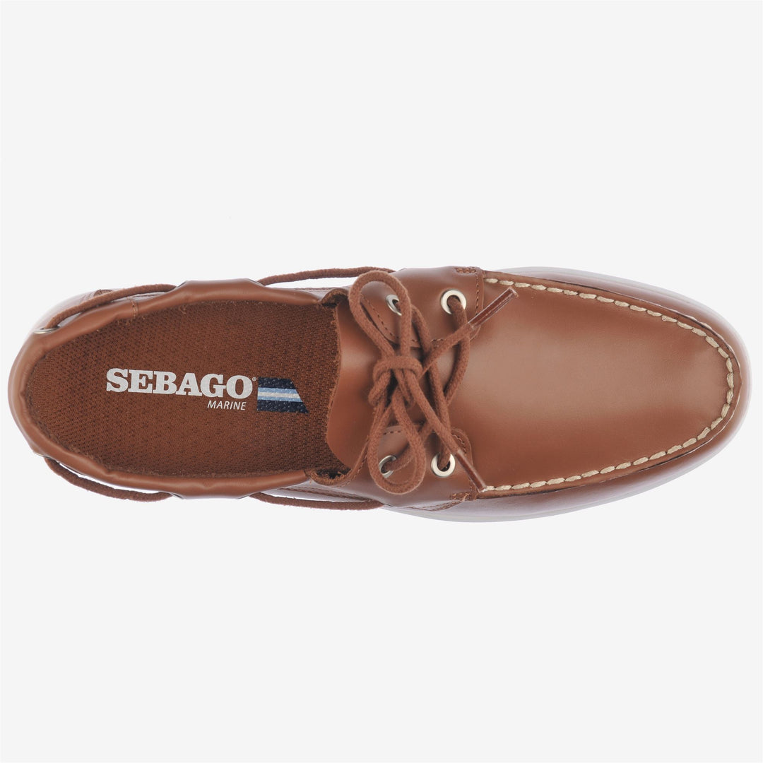 Brown Men's Lightweight Moccasin Boat Shoes with Non-Slip Sole main