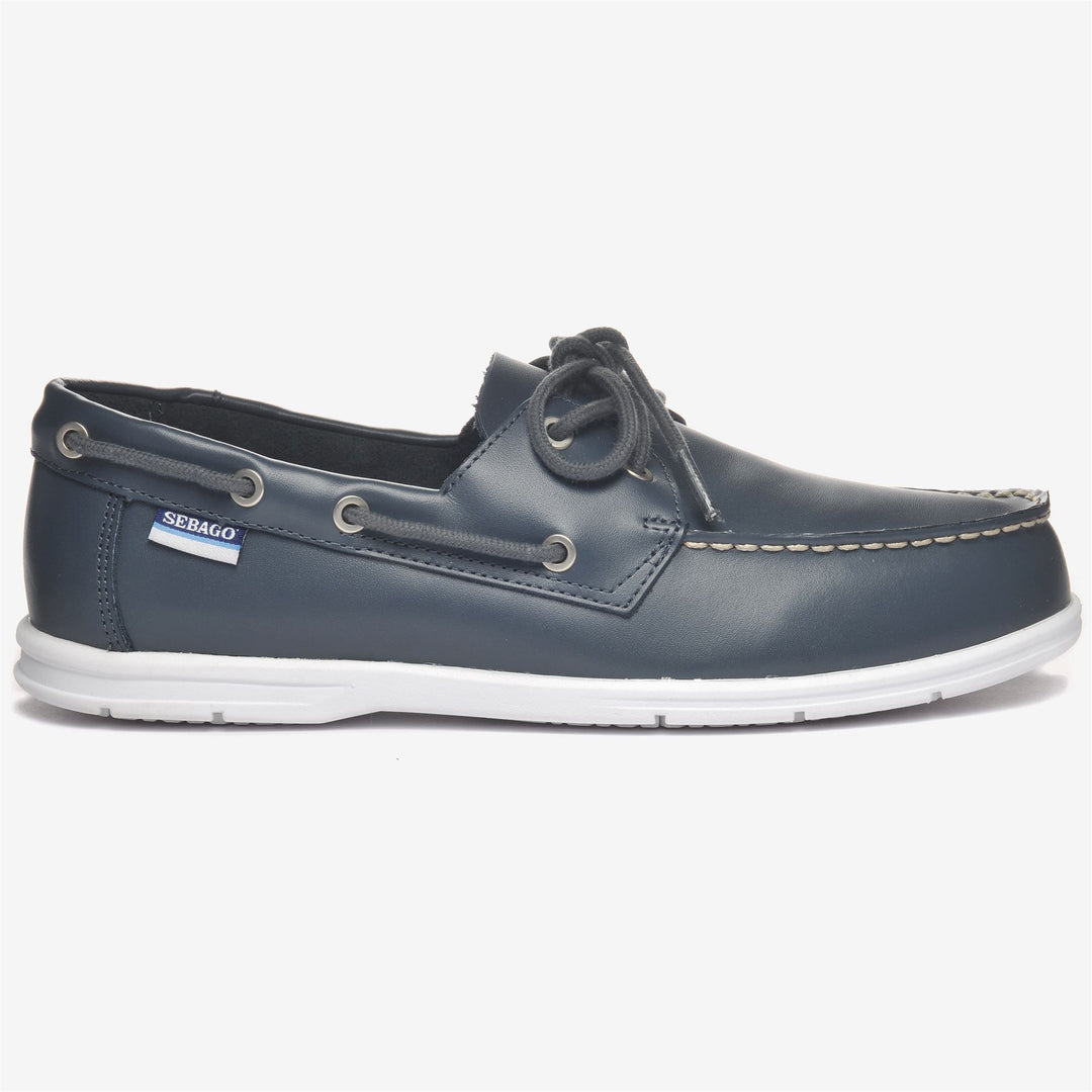 MERIDIAN Moc Moccasin Man BLUE NAVY Adult 39|R Blue Navy