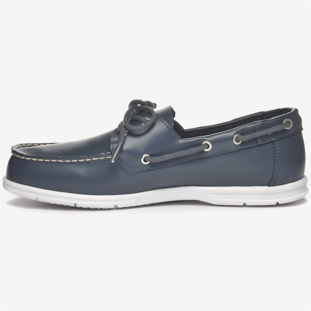 Navy blue Men's Leather Moccasins for Sailing and Casual Wear main
