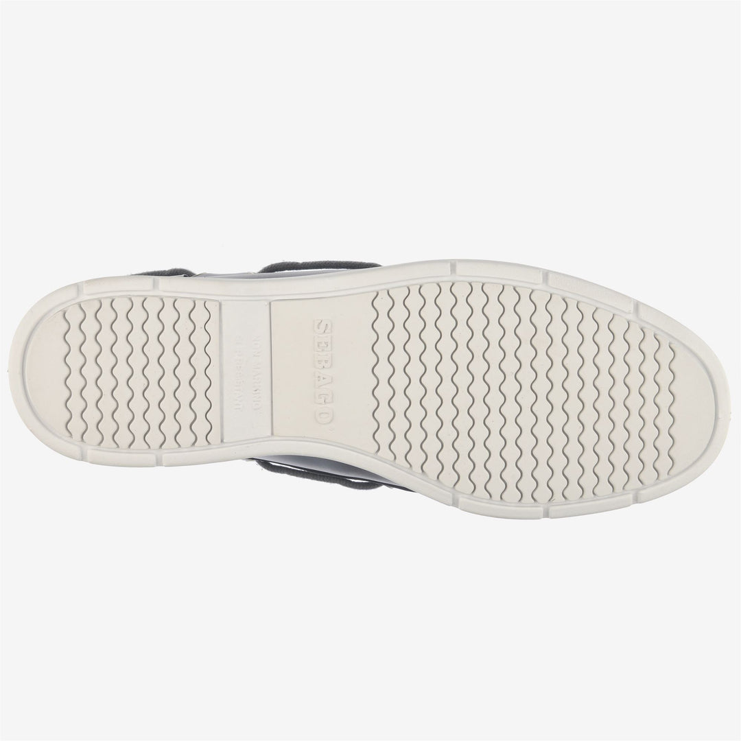 Navy blue Men's Leather Moccasins for Sailing and Casual Wear main